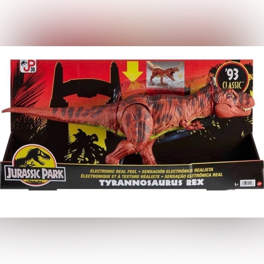 Jurassic Park Electronic Real Feel Tyrannosaurus Rex '93 Classic Dinosaur NEW